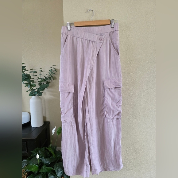 Zara  Full-Length Cargo Trousers Wide - Picture 1 of 4